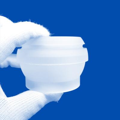 Chine Pièces incurvées sphériques en verre de usinage fragiles de quartz de haute précision de quartz à vendre