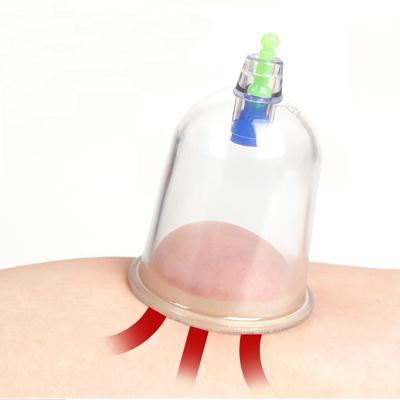 China Back Chinese Medical Vacuum Cups Health Care Anti Cellulite Body Massage Pot Set Body Massager Suction Cups Shaping Therapy Cup for sale