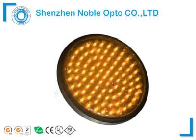 China 200mm yellow Traffic light module clear lens , safety road light for sale