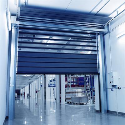 China Energy Saving Low Maintenance And High Quantity Industrial Automatic Spiral High Speed Door Galvanized Steel Warehouse Door for sale