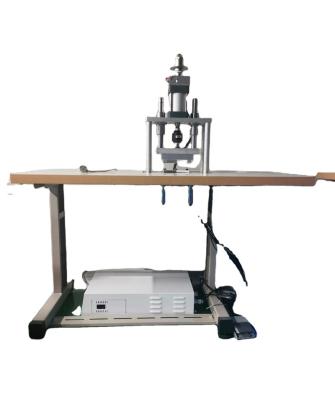 China Making face mask kn95 KN95 mask ultrasonic semi automatic edge sealing machine sealer kn95 mask edge sealing machine for sale