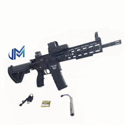 China Electronic Toy JM HK416D chip air assault rifle metal gear toy guns gel blaster gun electric ball water gun TikTok style Green air version for sale