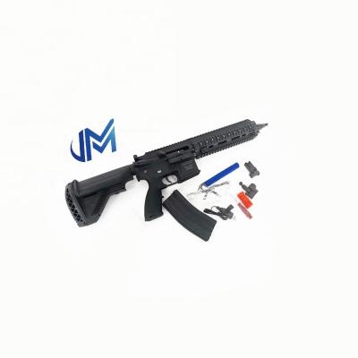 China Electronic Toy JM HK416D E chip air assault rifle metal gear toy guns gel blaster gun electric ball water gun TikTok style Green air version for sale