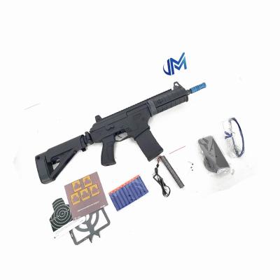 China Electronic Toy JM M4A1 ACE chip air assault rifle metal gear toy guns gel blaster gun electric ball water gun TikTok style Green air version for sale