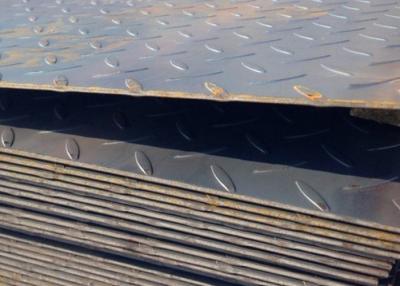 China Grade SS400 Checkered Hot Rolled Coil Steel plate Thk 1.4mm - 12mm GB standard for sale
