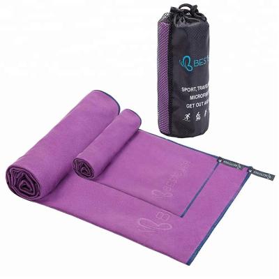 Chine Personnaliser le logo Sports Microfibre Salle de sport serviette en microfibre serviette sportive légère sèche à vendre