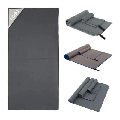 China Toalhas esportivas de microfibra Sport Soft Respirável Ultra Absorvente Toalhas secas rápidas para natação Yoga Ginásio Viagem Rectângulo tecido à venda