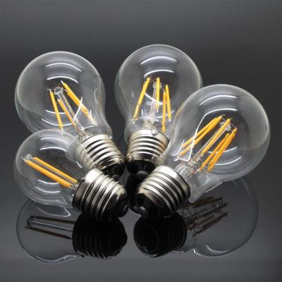 China New Dimmable 220V 4W 8W 12W 360 Degree E27 LED Filament Light Blub for sale
