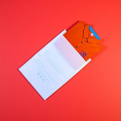 China Bolsa de papel de cera semitransparente de alta textura 100% biodegradable para embalajes ecológicos en venta