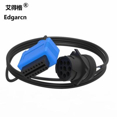 Chine Faisceau de câblage fait sur commande bleu / vert pour des camions, câble de Deutsch de Pin d'Ip68 9 à vendre