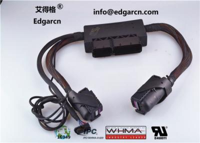 中国 フラットカスタム自動車製ワイヤーハーネス長さ100mm、Idcコネクター付 販売のため