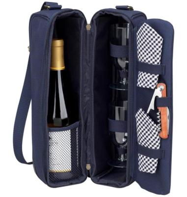 China Custom Food Wine Bottle Cover Bags Insulated Wine Tote Wine Pouch Bag for sale