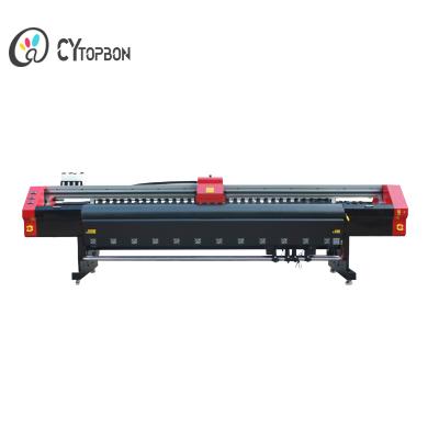China Large format indoor outdoor eco advertising 3.2m solvent printer with 3heads 4heads for sale