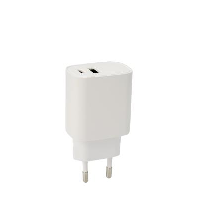 China Mobile Phone USB C Charger 20w PD3.0 18W QC 3.0 Dual Ports Quick Wall Charger Travel Adapter with Foldable Plug for iPhone13/12/Mini/Pro/ProMa for sale