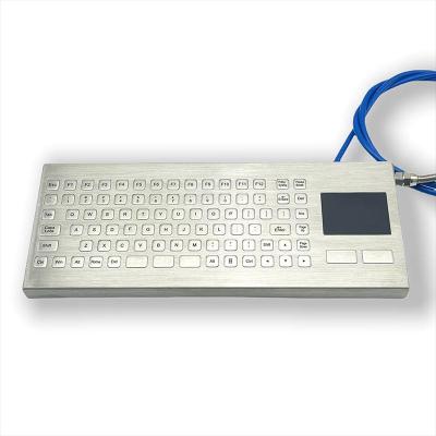 China IP67 teclado industrial à prova d'água com touchpad com mais de 2 milhões de ciclos de vida útil à venda