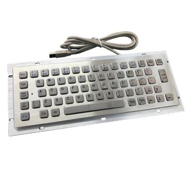 Κίνα IP65 / IK07 Ατσάλινο πληκτρολόγιο αδιάβροχο αδιάβροχο βιομηχανικό πληκτρολόγιο πίσω πίνακα προς πώληση