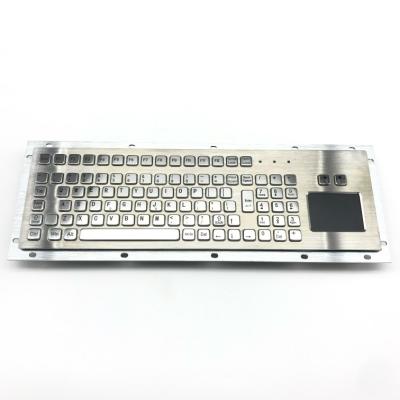China IP65 / IK07 teclado industrial de acero inoxidable con teclado táctil de 2 teclas totalmente funcional en venta