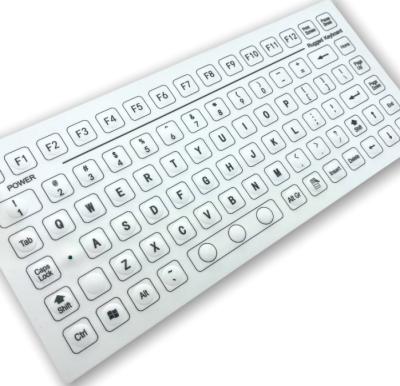 China IP67 85 teclas teclado de membrana industrial antistático impermeable a la lluvia impermeable al polvo Panel trasero montado a -40°C en venta