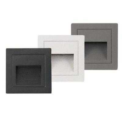 China LANDSCAPE outdoor led step light wall recessed stair lights 86*86mm led step light for sale