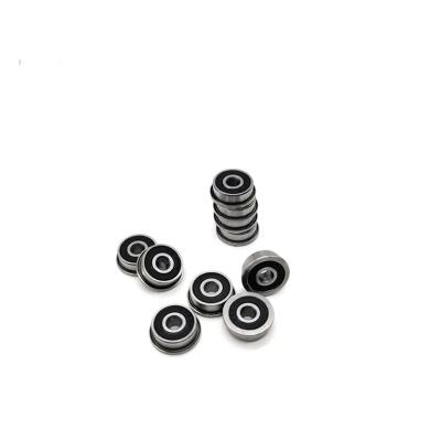 China High Precision Competitive Long Life F624RS Ball Bearing Size 4*13*5 High Speed Rubber Sealed Flange Bearing F624-2RS Miniature Bearings for sale