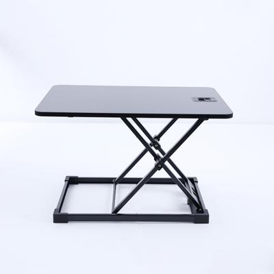 China (Height)Adjustable Uniform Speed Lifting Design Fully Assembled Adjustable Desk Sit Stand Desk Converter for sale