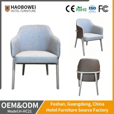 China Personalización silla de reposabrazos moderna simple para restaurante comedor muebles de hotel OEM en venta