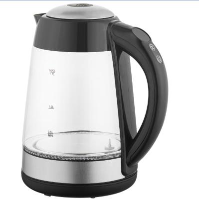 China 2022 Temperature 360 Degree Rotation Low Different Led Light NEW Keep Warm Digital Glass Tea Maker Electric Kettle for sale