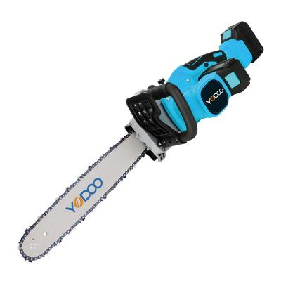 China Easy Start 4-Stroke Electric Battery Power Outdoor Portable Chainsaw for sale