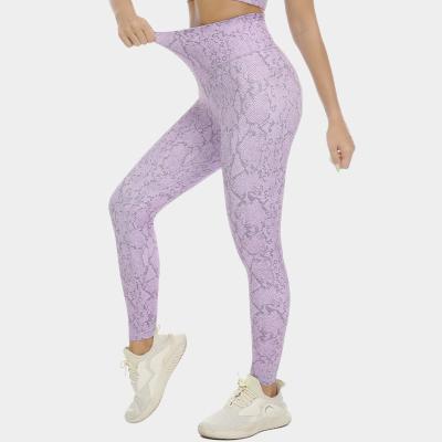 China Wholesale Breathable Sexy Marble Waist Gym Girls Gaiters Yoga Wear Trainer Leggings For Women Yoga Pants Active Fitness Pants for sale
