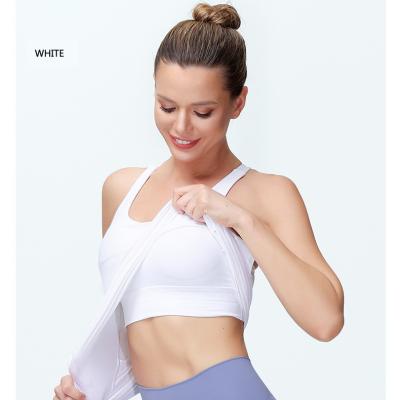 China Breathable Custom Made Gaiters And Logo Women Gym Clothing Active Wear Crop Jacket Yoga Tops Sports Fitness Yoga Sets for sale