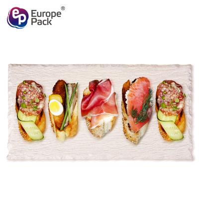 Cina Vassoio di plastica dei sushi di rettangolo della fibra di bambù biodegradabile delle stoviglie in vendita