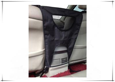 China Black Removable Car Pet Barrier / Washable Car Seat Covers For Travel for sale