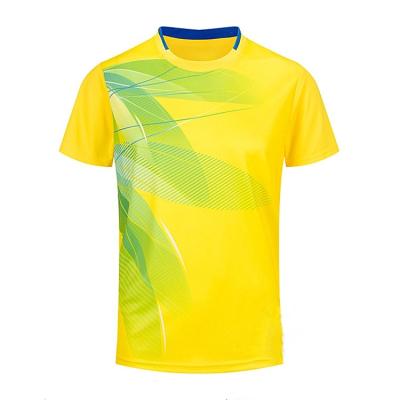 China New latest fashionable quick dry wholesale badminton uniform design with custom logo sublimation tank top badminton for sale