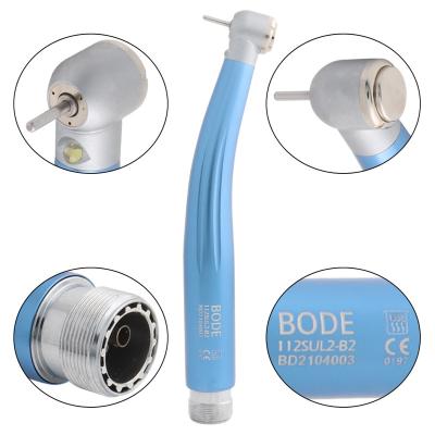 China Dental Lab / Dentistry PORT Dental High Speed Triple Hole B2 Self-Powered Ceramic Air Turbine Water Jet Bearings 2 E-Generator Blue LED Handpiece for sale