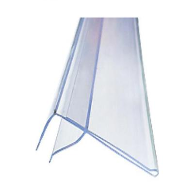 China PVC/ABS/PP or custom as PVC profile rehau plastic price display strip label holders label holders sign holders for glass shelf for sale