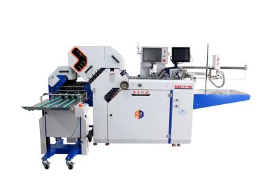 Cina Larghezza 480 mm Macchina di piegatura di volantini di grande formato con cartellina incrociata in vendita