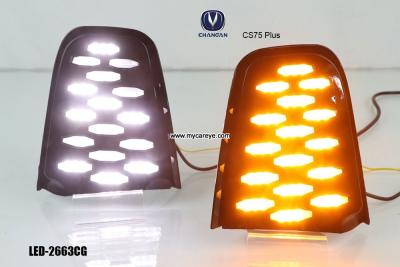 China Chana CS75 Plus 2020 car DRL LED Daytime Running Lights led daylight lamp for sale