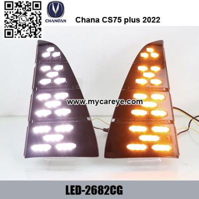 China Chana CS75 Plus 2022 second generation Car LED lights DRL fog light aftermarket led drl fog lights for sale