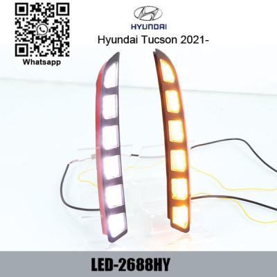 China Hyundai Tucson 2021 DRL LED Daytime running Lights car led lights aftermarket for sale