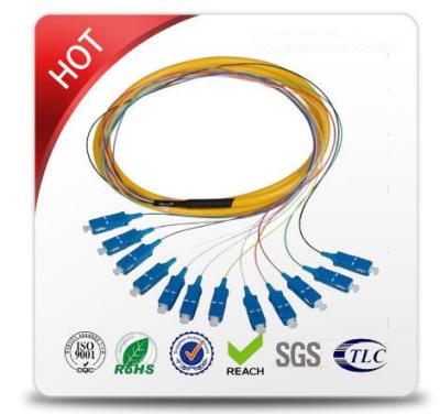Chine diammeter externe matériel optique 3.0MM de veste de PVC de longueur de la corde de correction de fibre de mode unitaire de corde de correction de Sc de Sc 10m à vendre