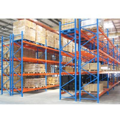 China 500-4000 kg/paar balken Gewichtscapaciteit 1000 kg 800-1500 mm Diepte Berging Racking Pallet Rack Te koop