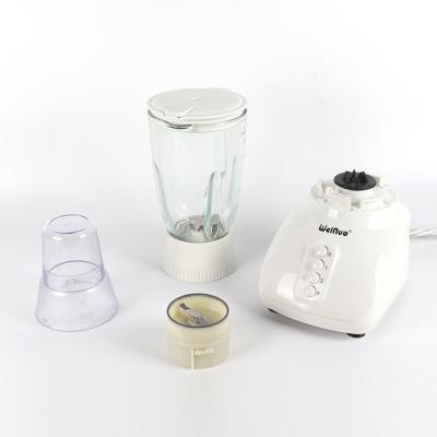 China Multifunctional HOT SALE 600W 110V~240V Capacity: 1.5L High Speed 6 Blade Glass BLENDER SMOOTHIE BLENDER WHIT Grinder BL704A for sale