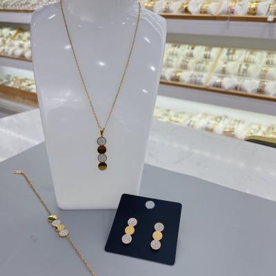 China Unique Cubic Zirconia Bridal Jewelry Set For Wedding Party Costume for sale