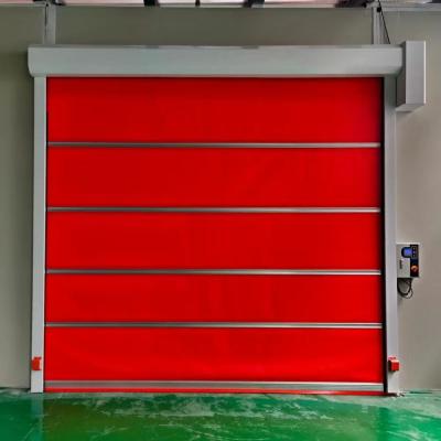 China Colorful PVC Door Frame High Speed Industrial Doors Used In Chemical Industry for sale