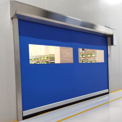 China Vertical Fabric Door Curtain High Speed Roll Up Door for sale