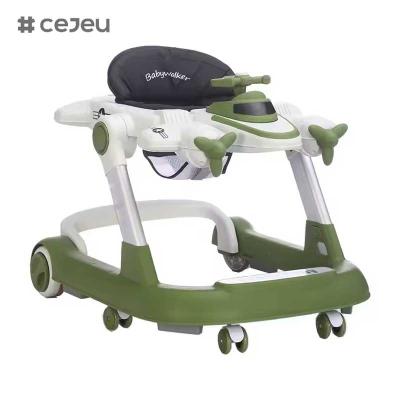 China CJ-MLT-611El diseño más reciente Barato Baby Walker Aprendiendo a caminar/ Baby Walker con música y juguetes/ Modelo redondo Plegable Baby Walker en venta