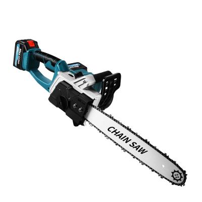 China Wood Saw AOLIHU ML-2147 16 Inch Household garden use 21V Lithium Battery Handheld Cordless Chainsaw mini Saw for sale