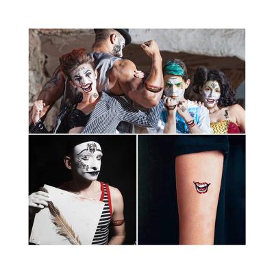 China Halloween Temporary Tattoos Safe Non-Toxic Body Temporary Tattoo for sale