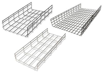 China Galvanized Steel 300mm 500mm 700mm Wire Mesh Cable Tray for sale