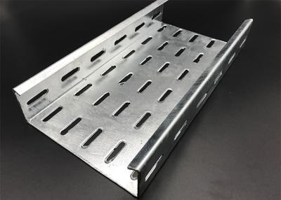 China Electrical Zinc 300mm Wide Perforated Cable Tray for sale